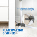 Reer Wickeltischstrahler EasyHeat Flex, Heizstrahler mit Standfuß, Wärmelampe fürs Baby, kompaktes Design, 1 Stück (1er Pack), 230V/500W, weiß