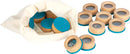 small Foot Hörmemo „Sensory“, akustisches Sinnesspiel für Kinder, mit 16 gefüllten Holzdosen, ab 3 Jahren, 12468