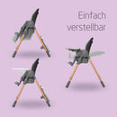 Maxi-Cosi Minla Kinderhochstuhl Mitwachsend, 0–14 Jahre, bis zu 60 kg, Hochstuhl Baby, 9 Höhenstufen, 5 Neigungspositionen, 4 Tablettpositionen, kompakt faltbar
