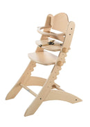 Geuther - mitwachsender Hochstuhl Swing 2355, mit Bauchbügel, Essbrett separat erhältlich 0055SB, natur, TÜV geprüft
