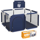 GUBBY GUPS® Laufstall Baby Bällebad 124x124x66cm