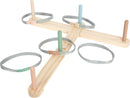 small foot Ringwurfspiel „Garden Buddies“ aus Holz, Spielset mit niedlichen Tiermotiven, 5 Zielstäbe und Wurfringe, für Kinder ab 3 Jahren, 12647