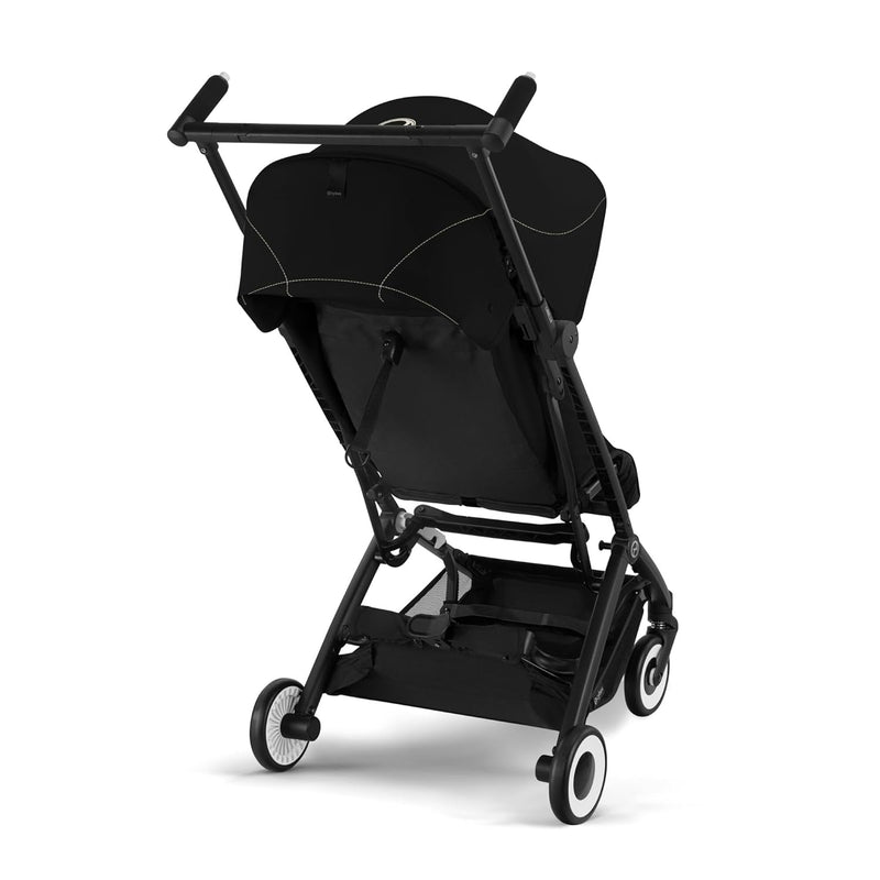 CYBEX Gold Kinderwagen LIBELLE mit Einhand-Gurtsystem, Von ca. 6 Monaten bis ca. 4 Jahre (max. 22 kg), Ultraleicht (nur 6 kg), Magic Black