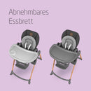 Maxi-Cosi Minla Kinderhochstuhl Mitwachsend, 0–14 Jahre, bis zu 60 kg, Hochstuhl Baby, 9 Höhenstufen, 5 Neigungspositionen, 4 Tablettpositionen, kompakt faltbar