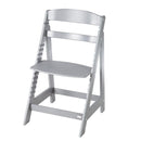 roba Babyhochstuhl Sit Up Flex - Mitwachsender Hochstuhl aus Holz - Verstellbarer Kinderhochstuhl mit Schrittgurt - ab 6 Monaten bis 70 kg - Taupe