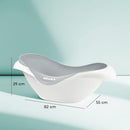 BÉABA - Babywanne - Rutschsicher und Komfortabel - Ergonomisch und Vielseitig - Weiches und Sanftes Material - Stöpsel - Camélé'O - Made in France - Grau, 1 Unité (Lot de 1)