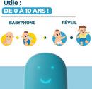 UrbanHello REMI - Le Meilleur réveil Enfant pour Apprendre à Dormir Plus - Babyphone Audio - Suivi du Sommeil - Veilleuse - Enceinte Musique - Bleu