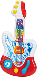 Chicco Meine erste elektronische Gitarre, interaktive Spielzeuggitarre, lehrt Spielen, Musiknoten, Lernspielzeug mit 3 Modi, +90 Sounds und Melodien, für Babys 9 Monate bis 4 Jahre