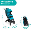 Chicco We Kinderwagen, faltbar, ultraleicht, ab Geburt bis 22 kg, Reise-Kinderwagen, ultra-kompakter, neigbar, EinHand-Verschluss