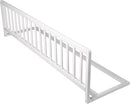 Safetots Extra Breiter Holzbettschutz, Weiß, 38cm hoch x 140cm breit, Bettgitter, Sicheres Kinderbettgeländer, Vormontiert, Einfache Installation