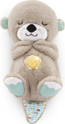 Fisher-Price Schlummer Otter Kuscheltier mit Atembewegung und Musik
