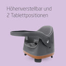 Maxi-Cosi Jay 2-in-1 booster seat for children, 6 months - 3 years, 9-15 kg, baby seat aid, adjustable tray, easy to clean, compact design, spacious, Elegance Graphite