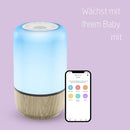 Maxi-Cosi Soothe Nachtlicht & Klang, Intelligentes Baby-Nachtlicht, weißes Rauschen Mobile Baby, Teil von Maxi-Cosi Connected Home, Kompatibel mit Alexa und Google Assistant