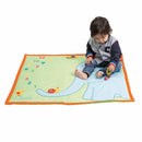 Chicco Milestone Eco+ Carpet, weicher Teppich aus recyceltem Stoff, mit sonnenförmigem Schnuller, kann verwendet Werden, um jeden Monat EIN Foto des Babys zu Machen, 0 Monate +