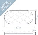Julius Zöllner Dr. Lübbe Premium 82x47 cm – Babymatratze für den Stubenwagen - ideal für Neugeborene – Made in Germany - besonders hochwertig und schadstoffgeprüft, atmungsaktiv, premium Liegekomfort