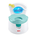 Fisher-Price Meeresrausch Töpfchen, Baby Toilette, mit Geräuschen und Lichtern, abnehmbarer Toilettenaufsatz