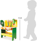 small Foot 1538 Werkbank Christian aus Holz, Holzspielzeuge inkl. Schrauben, Muttern und Lochbrettern, ab 3 Jahren