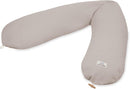Julius Zöllner Wafffelpique Stillkissen ca. 190 cm | Füllung 42 Liter EPS-Mikroperlen | Made in Germany | Bezug aus 100% Baumwolle | Oeko-TEX® Standard 100 | Seashell