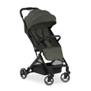 hauck Travel N Care, Dark Olive - Reise Buggy für Kinder ab Geburt bis 22 kg - mit Liegefunktion - Leicht 6,9 kg & Kompakt - Klein Zusammenklappbar - UPF 50+ - EVA Räder - Korb bis 3 kg