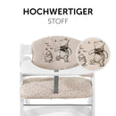 hauck Highchair Pad Select, Disney Winnie the Pooh Beige - Hochstuhl Sitzkissen Kompatibel mit Alpha+, Beta+, Arketa Hochstuhl, 6-36 Monate, Anti-Rutsch, Doppelte Polsterung, Einfache Befestigung
