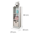 roba Seitenregal 'Maren 2', passend unter Wickelkommode 'Maren 2', für Kinderzimmer, Lichtgrau