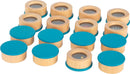 small Foot Hörmemo „Sensory“, akustisches Sinnesspiel für Kinder, mit 16 gefüllten Holzdosen, ab 3 Jahren, 12468