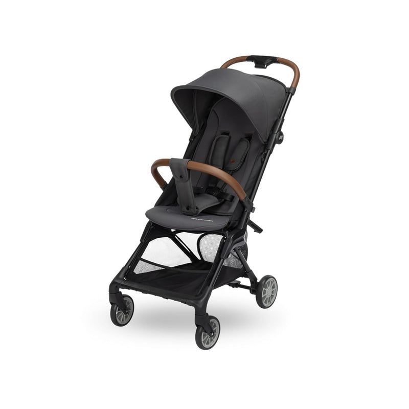 Bebeconfort Zephir, kompakter Baby Kinderwagen, 0–4 Jahre (bis zu 22 kg), leichter Reise Buggy (4,5 kg), in Kabinengröße, flacher und verstellbarer Sitz, Aufbewahrungskorb, Mineral Graphite