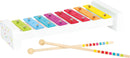 small foot Xylophone "Sound" aus Holz, buntes Musikinstrument für Kinder, mit Notenblättern, ab 18 Monaten, 11117