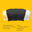 Medela Hands-free Abpump-Bustier – Einfaches Abpumpen mit adaptivem Stretch für maximalen Komfort und einfachen Milchfluss