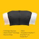 Medela Hands-free Abpump-Bustier – Einfaches Abpumpen mit adaptivem Stretch für maximalen Komfort und einfachen Milchfluss