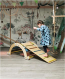 small foot Rutschbrett 3in1 "Adventure" aus Holz, für Kletterdreieck, Bewegungsspielzeug für Kinder, ab 2 Jahren, 12240