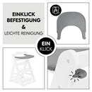 hauck Klickbrett Kompatibel mit Alpha+ & Beta+ Holzhochstuhl Alpha Click Tray, aus Recyceltem Material (GRS-zertifiziert), Schnelle Klickbefestigun...