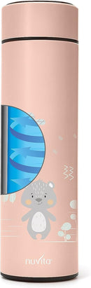 Nuvita 4455 | Digitaler Thermobehälter für Lebensmittel | Thermoskanne für heiße und kalte Lebensmittel | Thermobehälter | Babynahrungsbehälter | Thermoskanne für Kinder | English Rose
