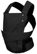 marsupi Classic Babytrage - Neugeborene von der Geburt bis zu 15 kg - Baby Erstaustattung - Klett-Verschluss - Leicht und Kompakt - Black L
