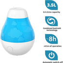 Chicco Humi Ambient, room humidifier, steam, combined warm/cold technology, touch button for steam regulation, with container for essences, operating time 7 hours