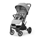 Inglesina Zenit Kompakter Kinderwagen, Grau, Hervorragende Leistung, Bequem, bis zu 22kg, Große Räder, Geräumiger Sitz, Amazon Exklusiv