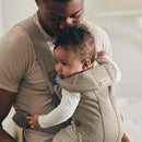 BabyBjörn Babytrage Mini, 3D-Netzstoff, Grau-Beige