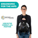 Chicco EasyFit Ergonomische Babytrage von 0 Monaten bis 9 kg, Baby-Rucksack, einfach zu bedienen, zum Tragen des Babys, mit Blick zu den Eltern, Babytrage mit Kopf- und Nackenstütze, Grau (Moon Grey)