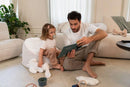 doomoo Seat'n Grow Babywippe, mitwachsend von Geburt an bis 25 kg, sehr komfortabel, Füllung aus Mikroperlen und weiche Baumwollstoffe, Oeko-Tex und GOTS, Beige