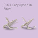 Maxi-Cosi Kori 2-in-1-Babywippe mit Spielzeugbogen, 0–2 Jahre, bis zu 15 kg, Baby Bouncer, 3 mit einer Hand einstellbare Liegepositionen, Easy-in-Gurt, leicht und kompakt, Eco Care, Classic Beige