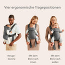 BABYBJÖRN Babytrage Mini, 3D Jersey, Dunkelgrau