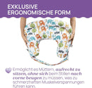 Boppy Deluxe Stillkissen, Brust und Flasche Fütterung Unterstützung, ergonomische Form mit Mutter und Baby zu unterstützen, volle Polsterung, abnehmbar und waschmaschinenfest, 0M +
