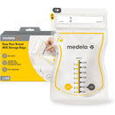 Medela Easy Pour Einweg-Muttermilchbeutel 210 ml – Auslaufsicheres Design mit Milchschutz – BPA-freie Aufbewahrungsbeutel – 50er Pack