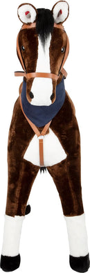 Small Foot 11179 Standing Horse w/sound, brown, w/removable saddle and handkerchief, w/sound effects, for ages 5+ years