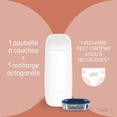 Angelcare Windeleimer XL - Weiß