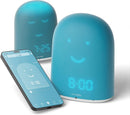 UrbanHello REMI - Le Meilleur réveil Enfant pour Apprendre à Dormir Plus - Babyphone Audio - Suivi du Sommeil - Veilleuse - Enceinte Musique - Bleu