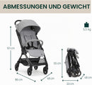 Chicco WE 2 Kinderwagen, leichter, faltbar, von 0 Monaten bis 22 kg, Reise-Kinderwagen, leichter Flugzeug-Kinderwagen, verstellbar mit Liegepositio...