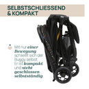 Chicco Glee lighter Kinderwagen, Buggy, praktisch und leicht, automatischer Schließmechanismus, breiter und bequemer Sitz, hochwertige Räder, verstellbare Rückenlehne, Sonnendach, bis zu 22 kg, black