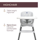 Chicco - Zest Kinderhochstuhl für Babys ab 6 Monaten bis 40kg