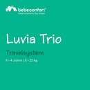 Bebeconfort Luvia Trio, Kinderwagen 3 in 1, 0–4 Jahre (0–22 kg), Baby Kinderwagen, Babyschale, Kinderwagenaufsatz, Smartes Faltsystem, Verstellbare...